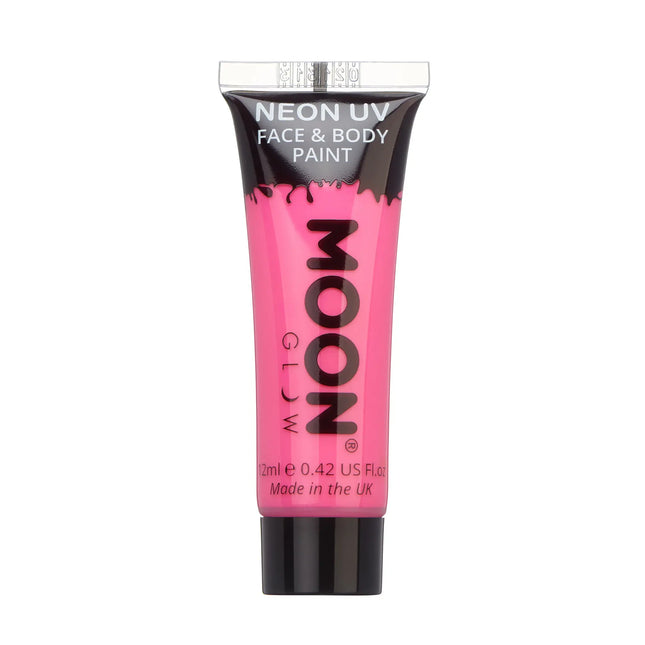 Moon Glow Intense Neon UV Face Paint Intense Pink 12ml