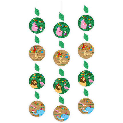 Jungle Hangdecoratie 1,2m 3st