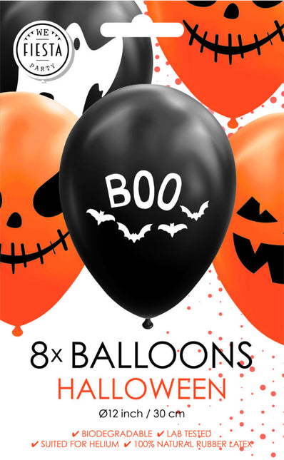 Halloween Ballonnen 30,5cm 8st
