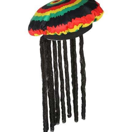 Rasta Muts Gekleurd Met Dreadlocks