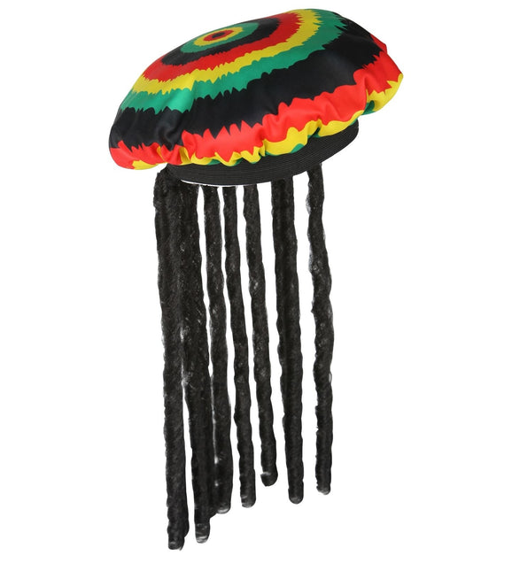 Rasta Muts Gekleurd Met Dreadlocks