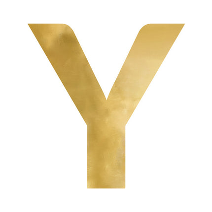 Spiegelletter Y Goud 60cm