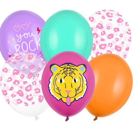 Ballonnen You Rock Mix 30cm 6st