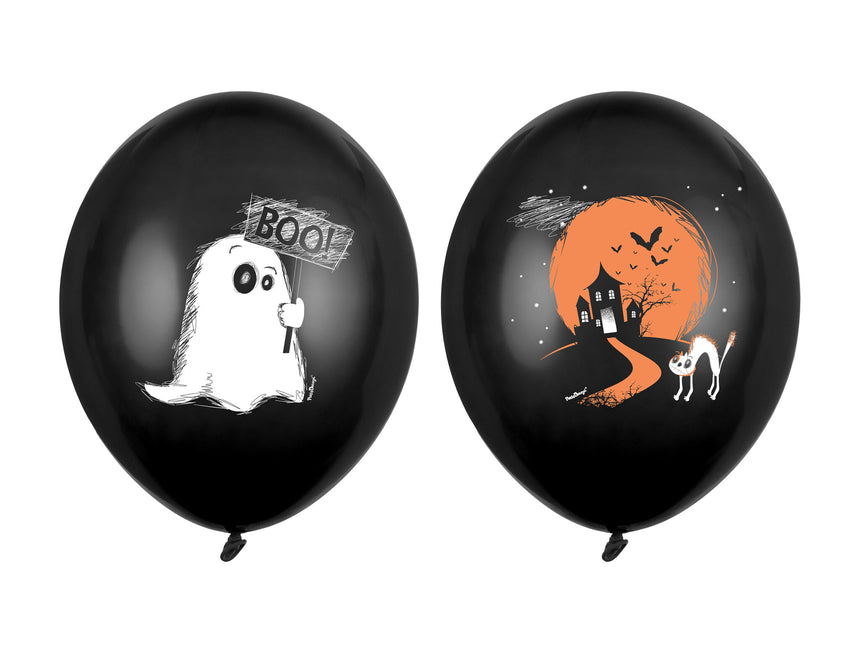 Halloween Ballonnen Boo 30cm 50st