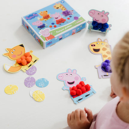 Peppa Pig Pompom Plakken