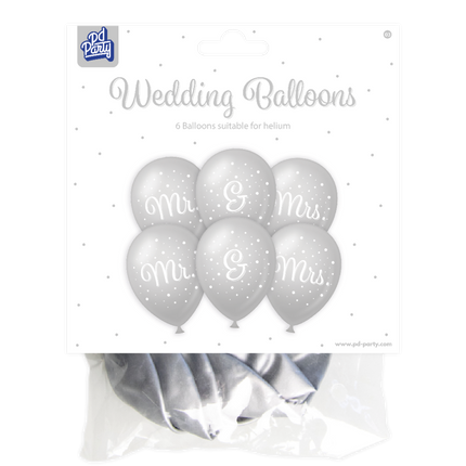 Bruiloft Ballonnen Mr & Mrs 30cm