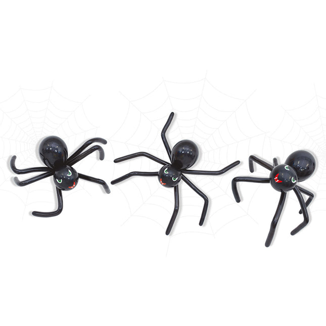 Ballonnen DIY Balloon Kit Spooky Spiders