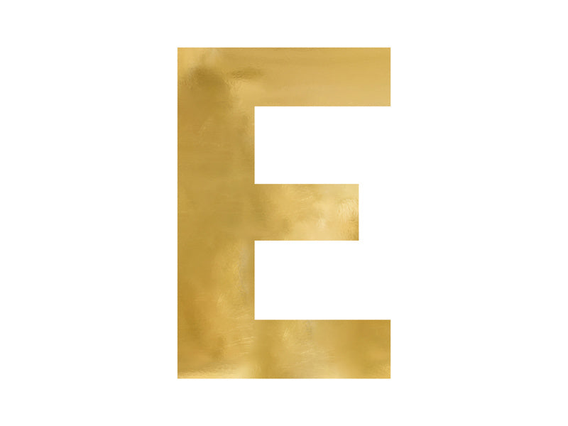 Spiegelletter E Goud 60cm