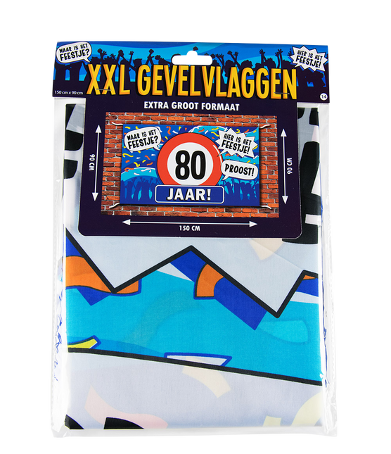 Gevelvlag 80 Jaar 1,5m