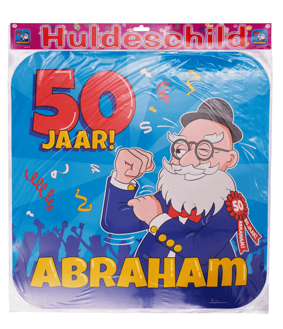 Abraham Deurbord Cartoon 50cm