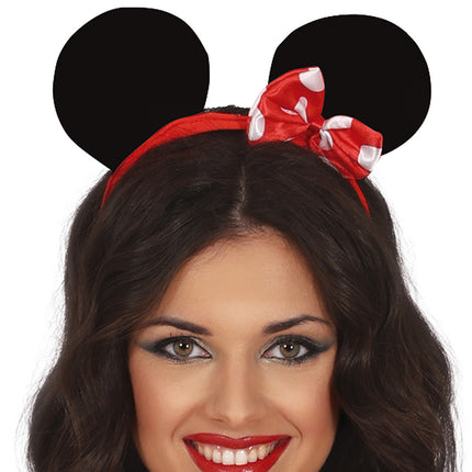 Minnie Mouse Kostuum Rood Wit Dames