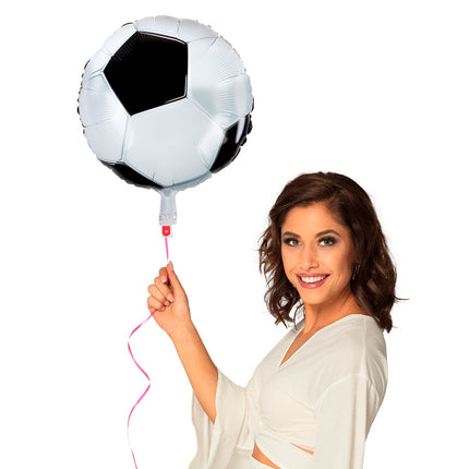 Voetbal Helium Ballon 45cm