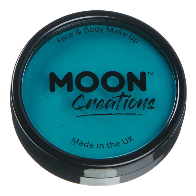 Moon Creations Pro Face Paint Cake Pots Teal 36g