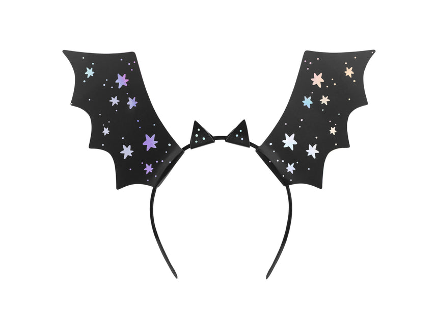 Halloween Haarband Vleermuis 23cm