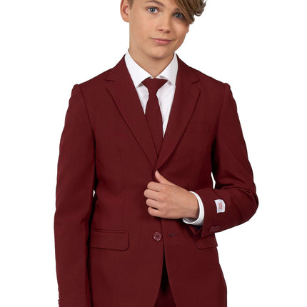 Bordeaux Rood Pak Jongen Tiener OppoSuits