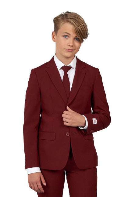 Bordeaux Rood Pak Jongen Tiener OppoSuits