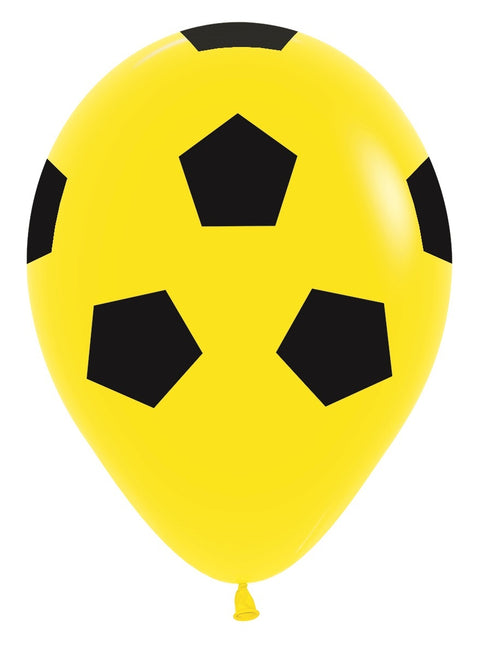 Ballonnen Soccerball Mix 30cm 25st