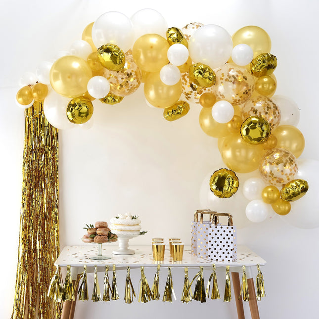 Gouden Ballonnenboog DIY Set