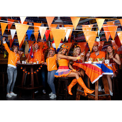 Oranje Bril Glitters