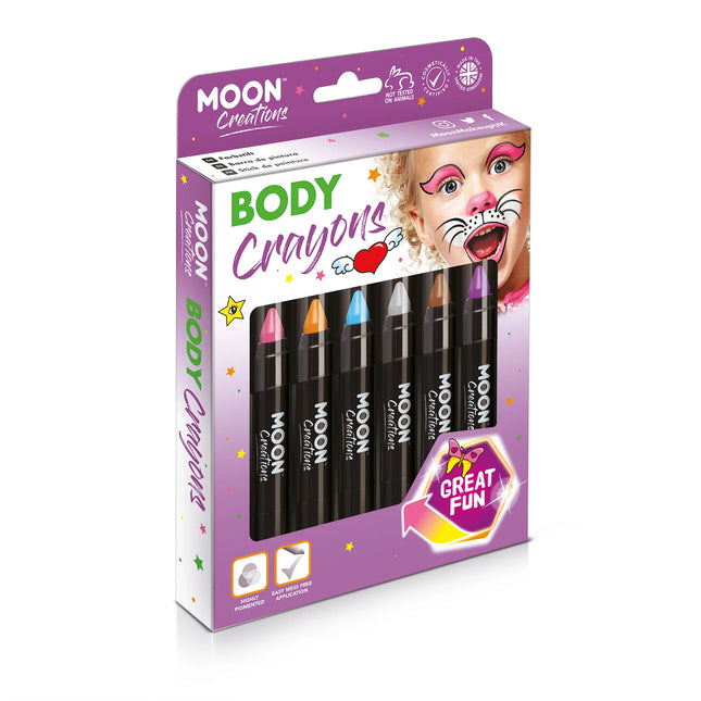 Moon Creations Body Crayons Grey 3.2g