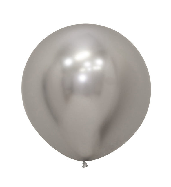 Ballonnen Reflex Silver 61cm 3st