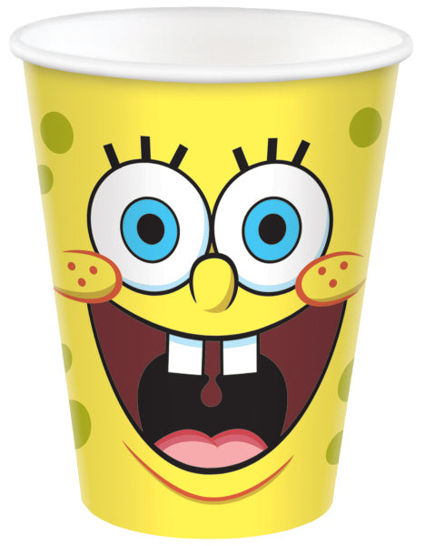 Spongebob Bekers 250ml 8st