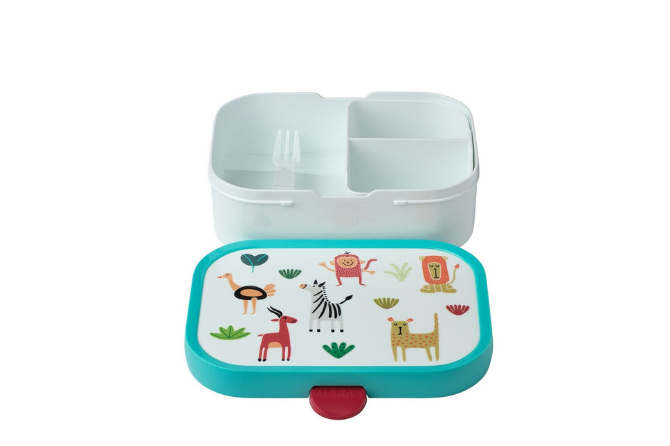 Lunchset Campus Drinkfles+Lunchbox Animal Friends