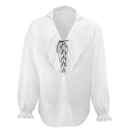 Witte Blouse Heren Piraten/Renaissance