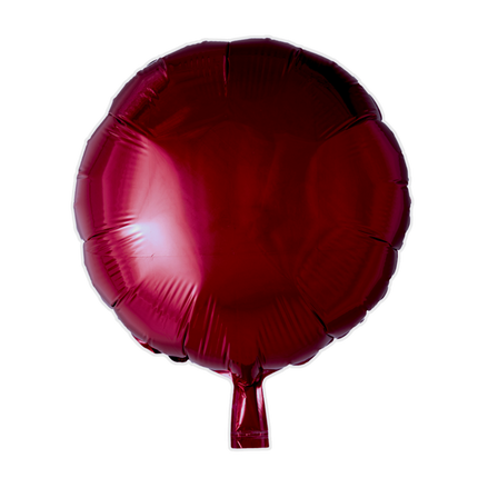 Helium Ballon Rond Bordeaux Rood 46cm leeg