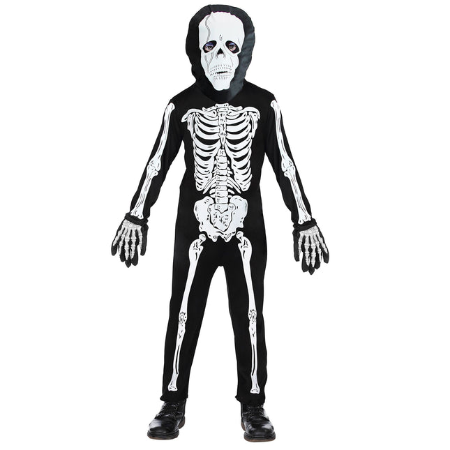 Halloween Jumpsuit Zwart Kind Skelet