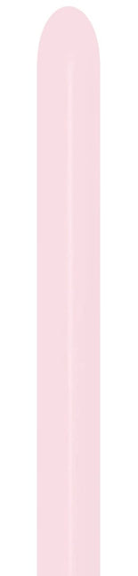 Modelleerballonnen Pastel Matte Pink 5cm 152cm 50st