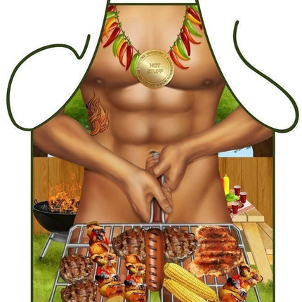 Schort Barbecue Man