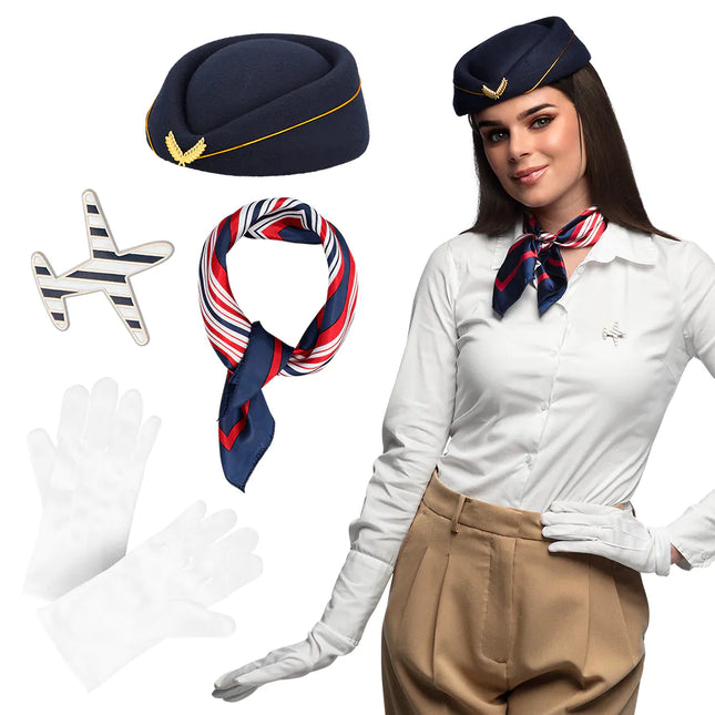 Stewardess Accessoireset Dames