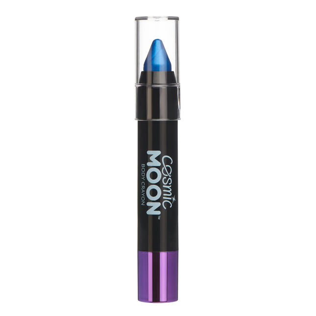 Cosmic Moon Metallic Body Crayons Blue 3.2g