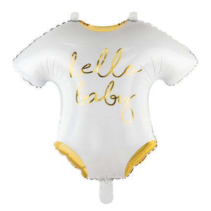 Helium Ballon Romper Hello Baby Leeg 45cm