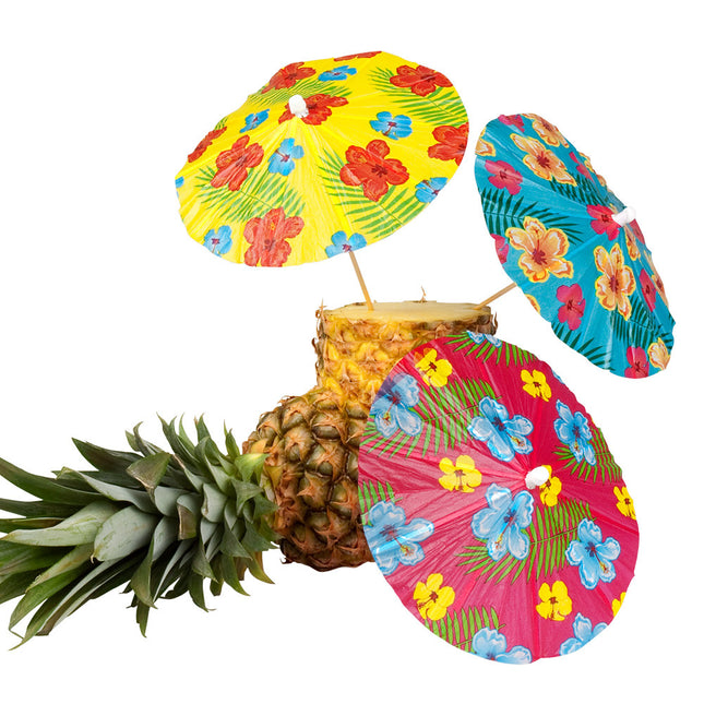 Cocktailprikkers Parasol 18cm 6st