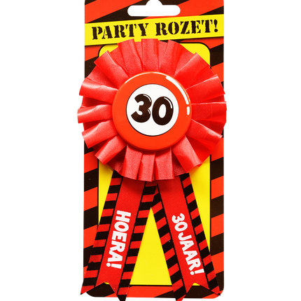 Rozet Hoera 30 Jaar Hoera