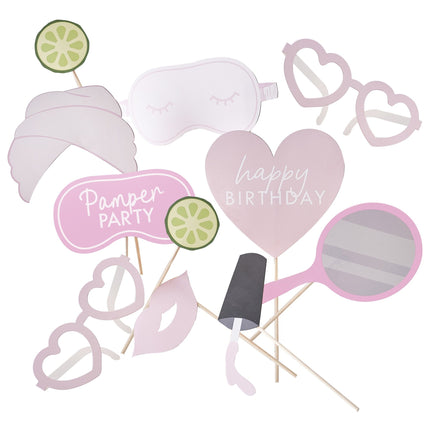 Pamper Party Photobooth Props 10st