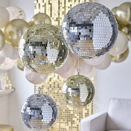 Party Discobal Zilver 30cm