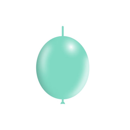 Mintgroene Knoopballonnen 30cm 50st