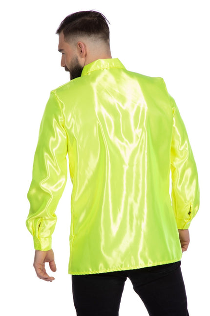 Disco Blouse Ruches Lime Groen