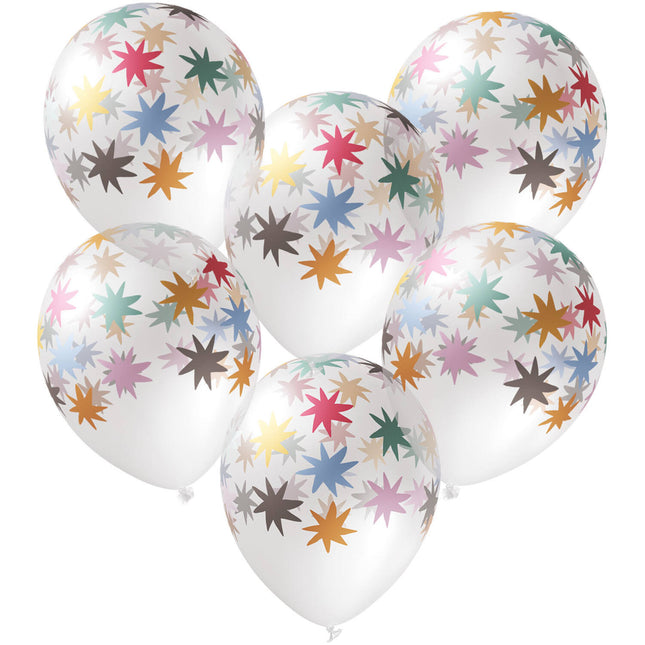 Ster Ballonnen 33cm 6st