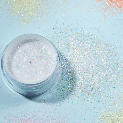 Moon Glitter Pastel Glitter Shakers White 5g