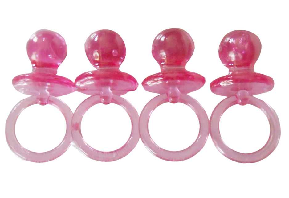 Baby Speentjes Kristal Roze 4st