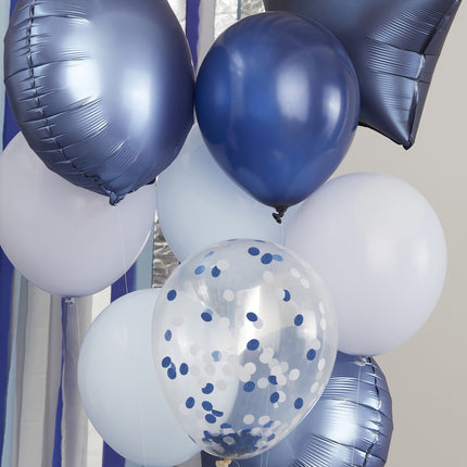 Blauwe Ballonnen Set Ster