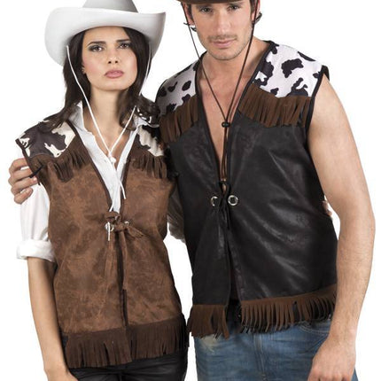 Cowboy Vest Zwart L/XL