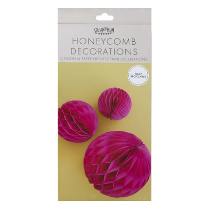 Fuchsia Honeycomb 3st