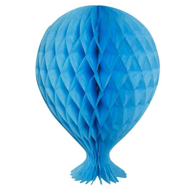 Honeycomb Ballon Lichtblauw 37cm