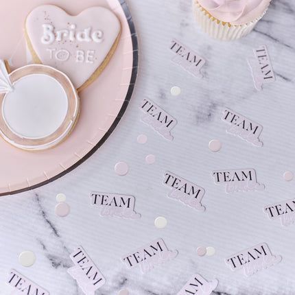 Bruiloft Tafelconfetti Team Bride 14g