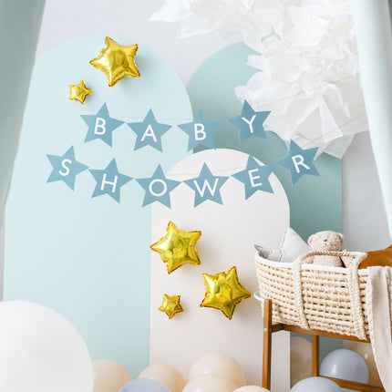 Blauwe Slinger Baby Shower Sterren 3m